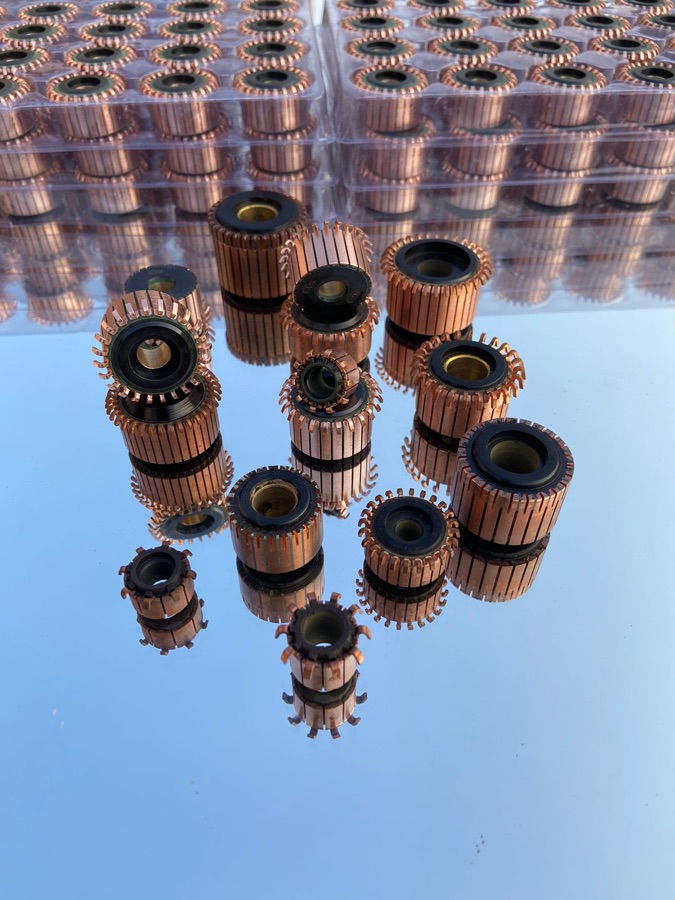 Full range of commutator types and sizes